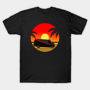A Team Sunset - Beach - Palm Trees T-Shirt